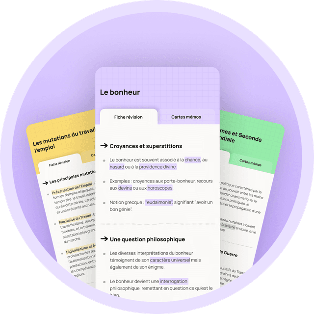 Fiches de révisions